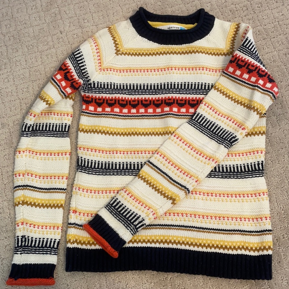 Anthropologie Fair Isle Sweater